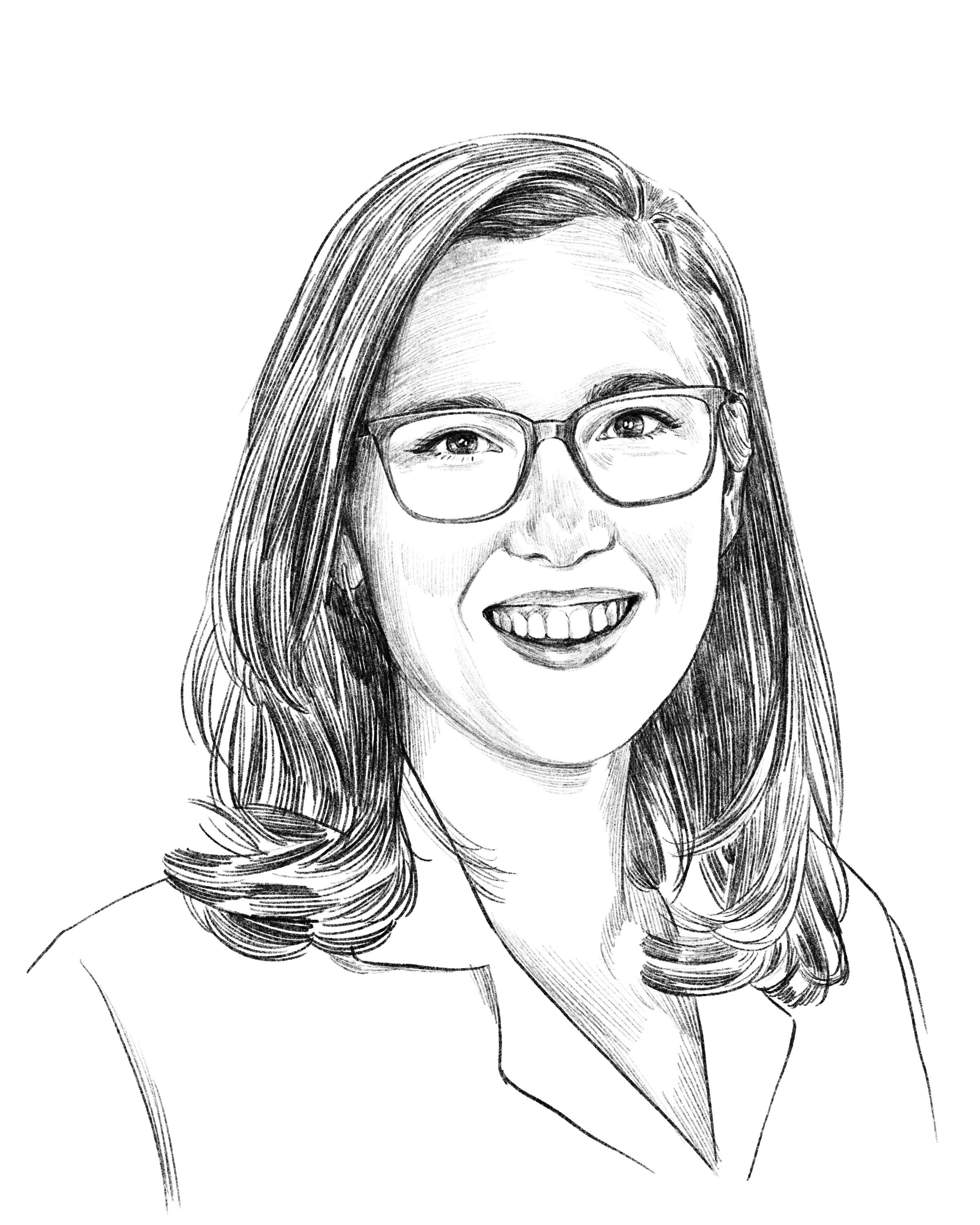 An illustration of Melissa McShane, MD.