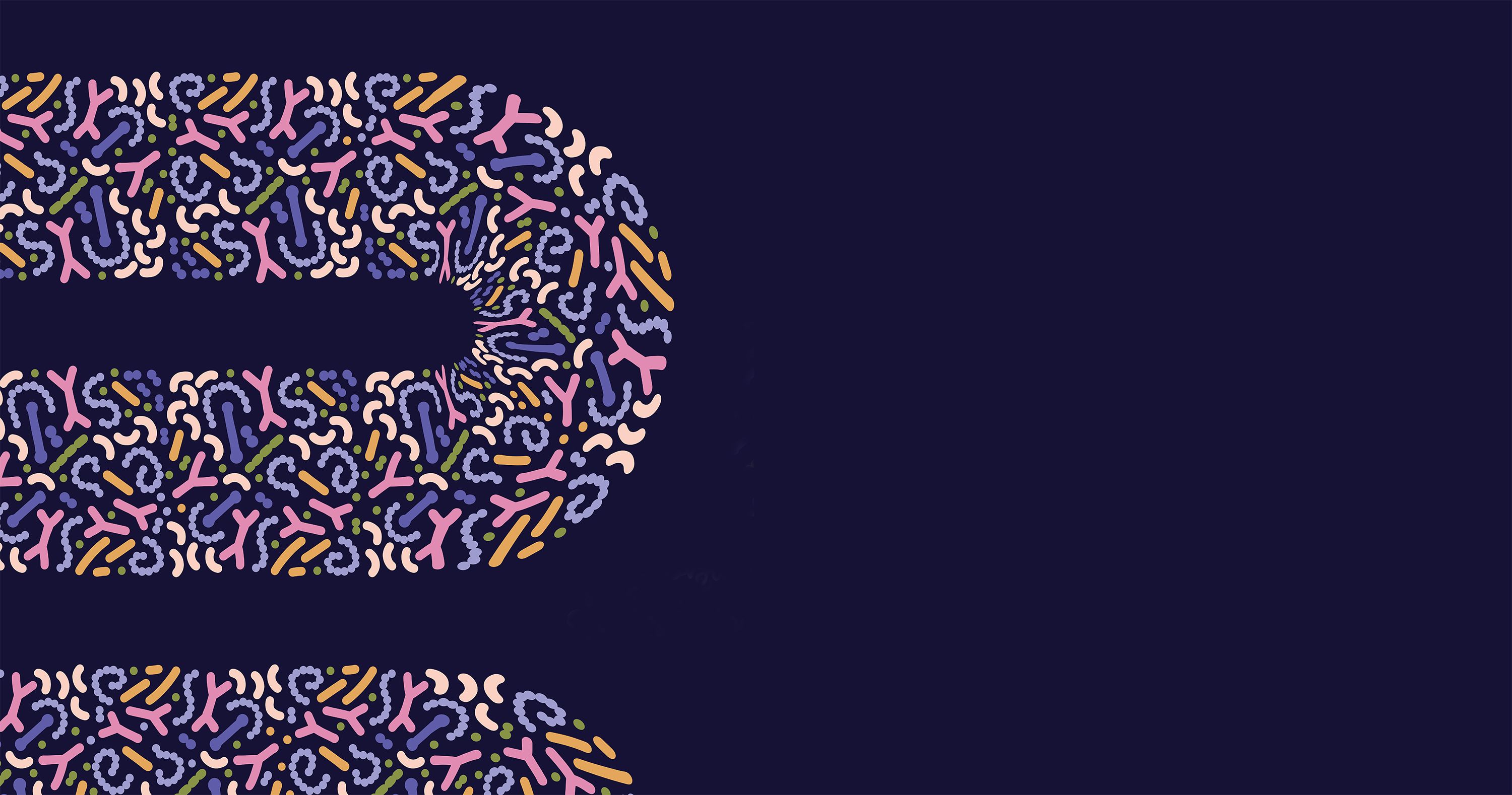 An illustration of bacteria.