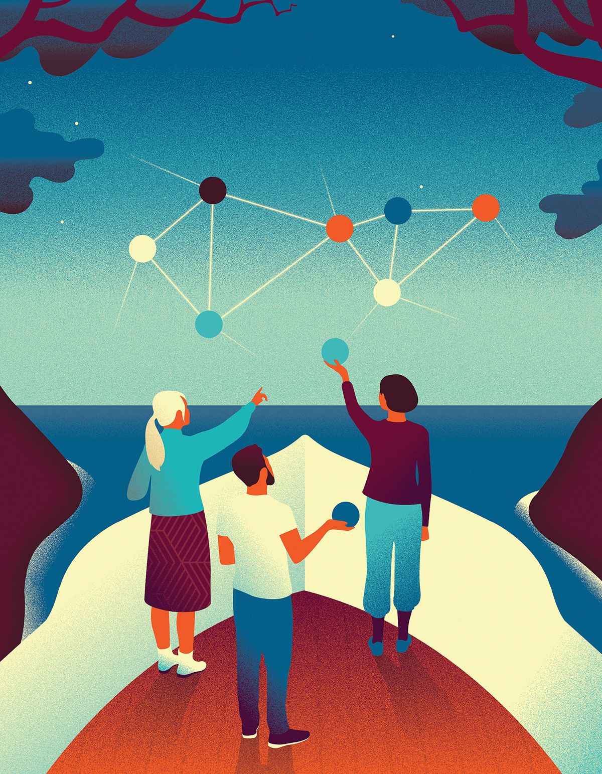 An illustration of bacteria.