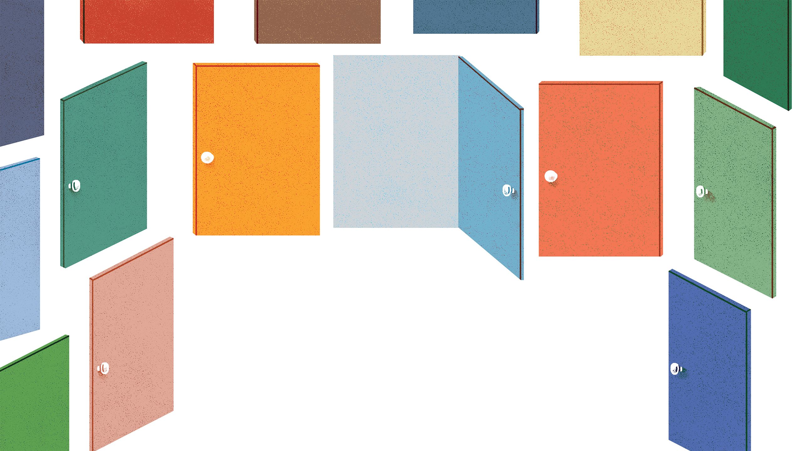 An illustration of doors.