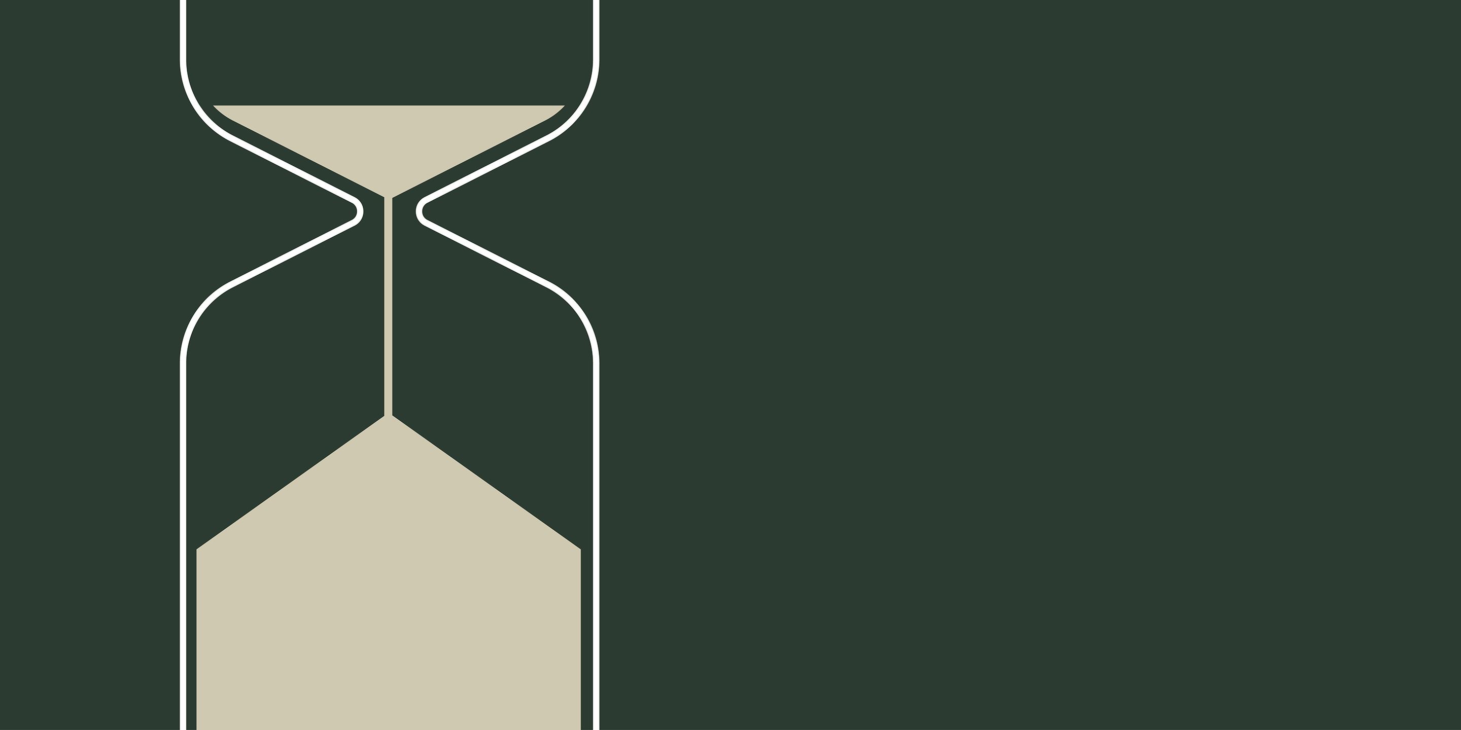 An illustration of hour glass.